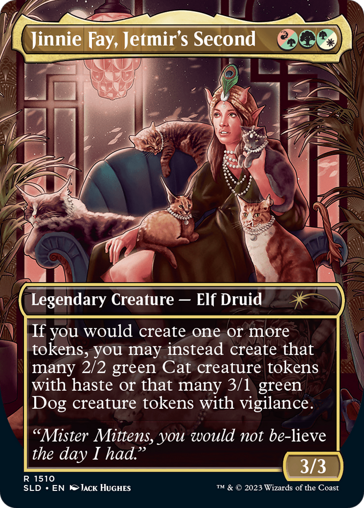 Jinnie Fay, Jetmir's Second // Jinnie Fay, Jetmir's Second [Secret Lair Commander Deck: Raining Cats and Dogs] MTG Single Magic: The Gathering | Red Claw Gaming