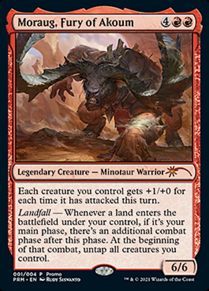 Moraug, Fury of Akoum [Year of the Ox 2021] MTG Single Magic: The Gathering | Red Claw Gaming
