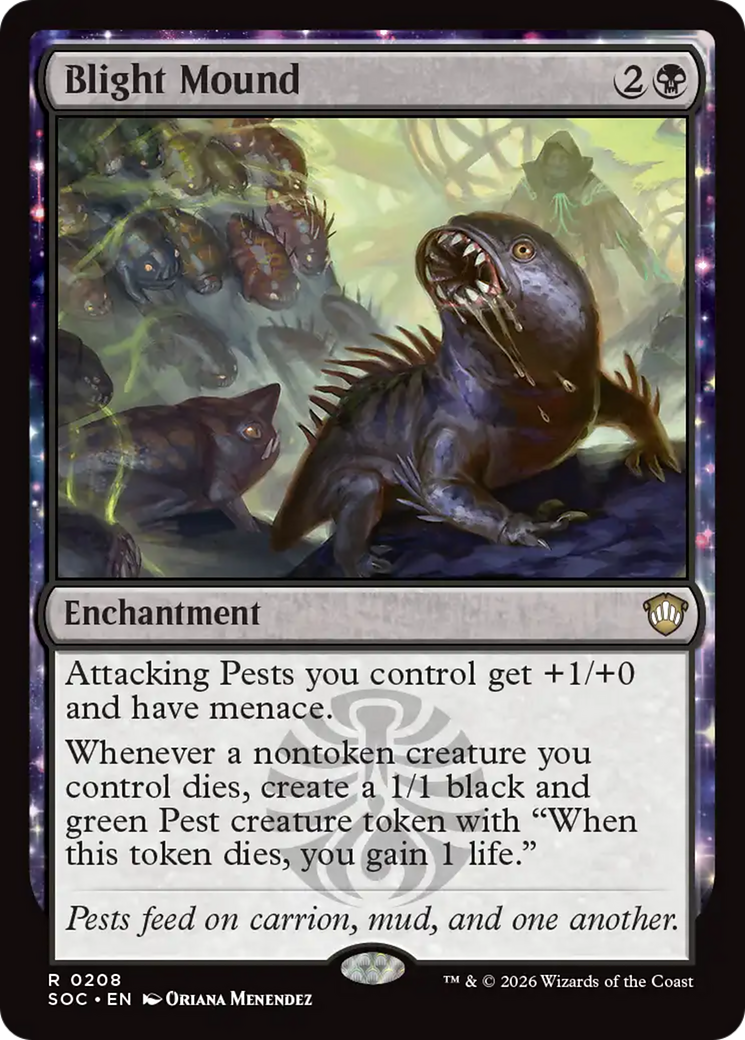 Blight Mound [Secrets of Strixhaven Commander] MTG Single Magic: The Gathering | Red Claw Gaming