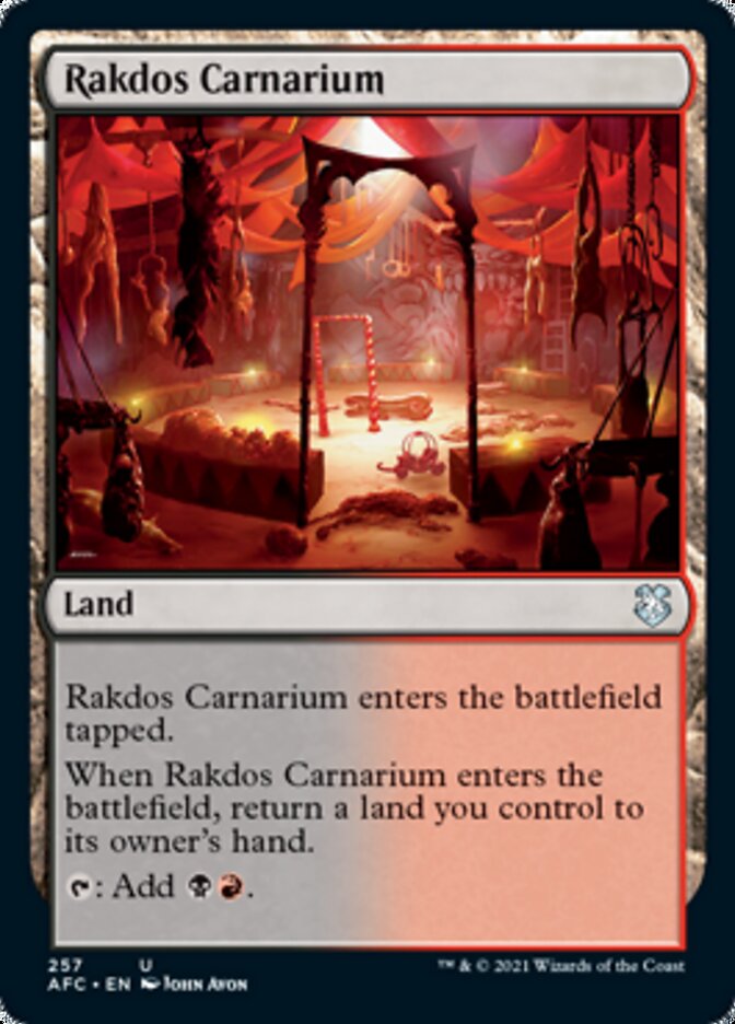 Rakdos Carnarium [Dungeons & Dragons: Adventures in the Forgotten Realms Commander] MTG Single Magic: The Gathering | Red Claw Gaming