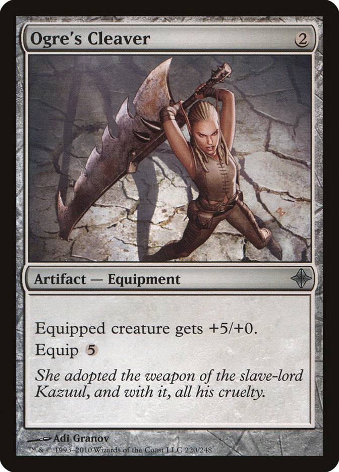 Ogre's Cleaver [Rise of the Eldrazi] MTG Single Magic: The Gathering | Red Claw Gaming