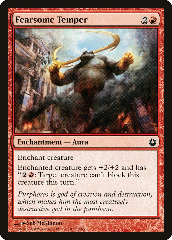 Fearsome Temper [Born of the Gods] MTG Single Magic: The Gathering | Red Claw Gaming