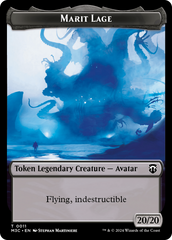 Marit Lage (Ripple Foil) // Sand Warrior Double-Sided Token [Modern Horizons 3 Commander Tokens] MTG Single Magic: The Gathering | Red Claw Gaming
