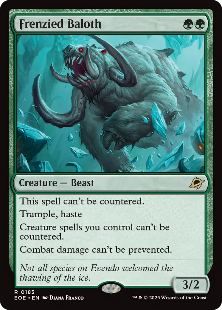 Frenzied Baloth [Edge of Eternities] MTG Single Magic: The Gathering | Red Claw Gaming