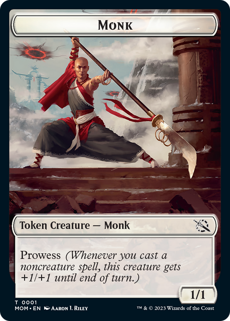 Monk // Phyrexian Hydra (11) Double-Sided Token [March of the Machine Tokens] MTG Single Magic: The Gathering | Red Claw Gaming