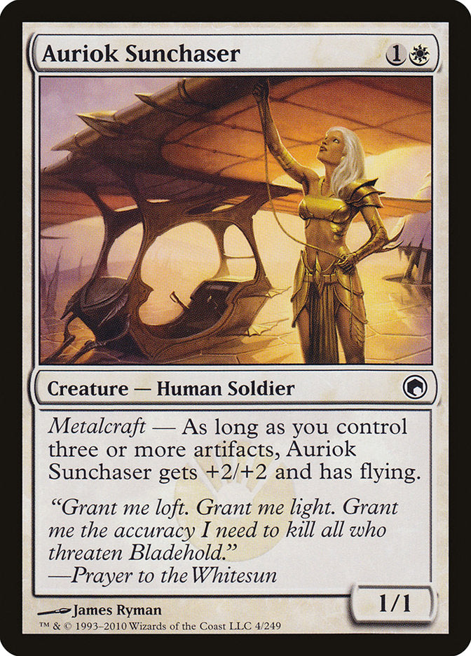 Auriok Sunchaser [Scars of Mirrodin] MTG Single Magic: The Gathering | Red Claw Gaming