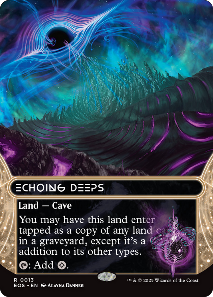 Echoing Deeps (0013) (Borderless) [Edge of Eternities: Stellar Sights] MTG Single Magic: The Gathering | Red Claw Gaming