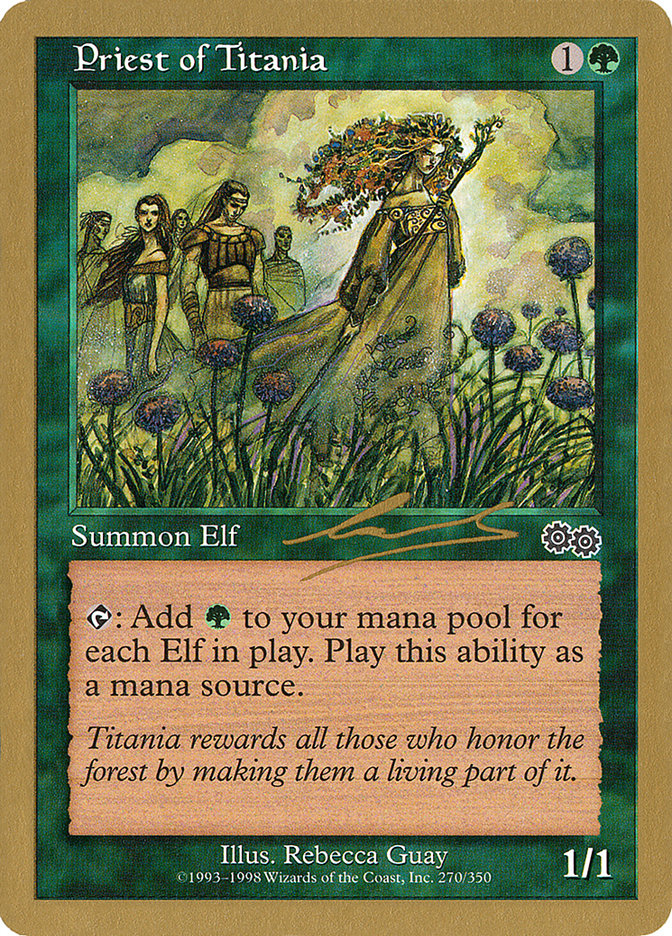 Priest of Titania (Nicolas Labarre) [World Championship Decks 2000] MTG Single Magic: The Gathering | Red Claw Gaming