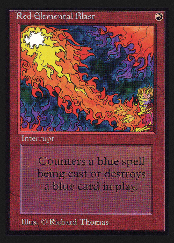 Red Elemental Blast [International Collectors' Edition] MTG Single Magic: The Gathering | Red Claw Gaming