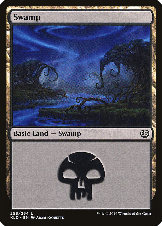 Swamp (258) [Kaladesh] MTG Single Magic: The Gathering | Red Claw Gaming
