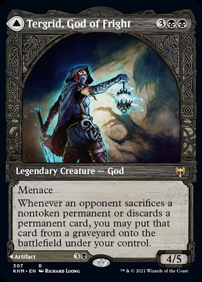 Tergrid, God of Fright // Tergrid's Lantern (Showcase) [Kaldheim] MTG Single Magic: The Gathering | Red Claw Gaming