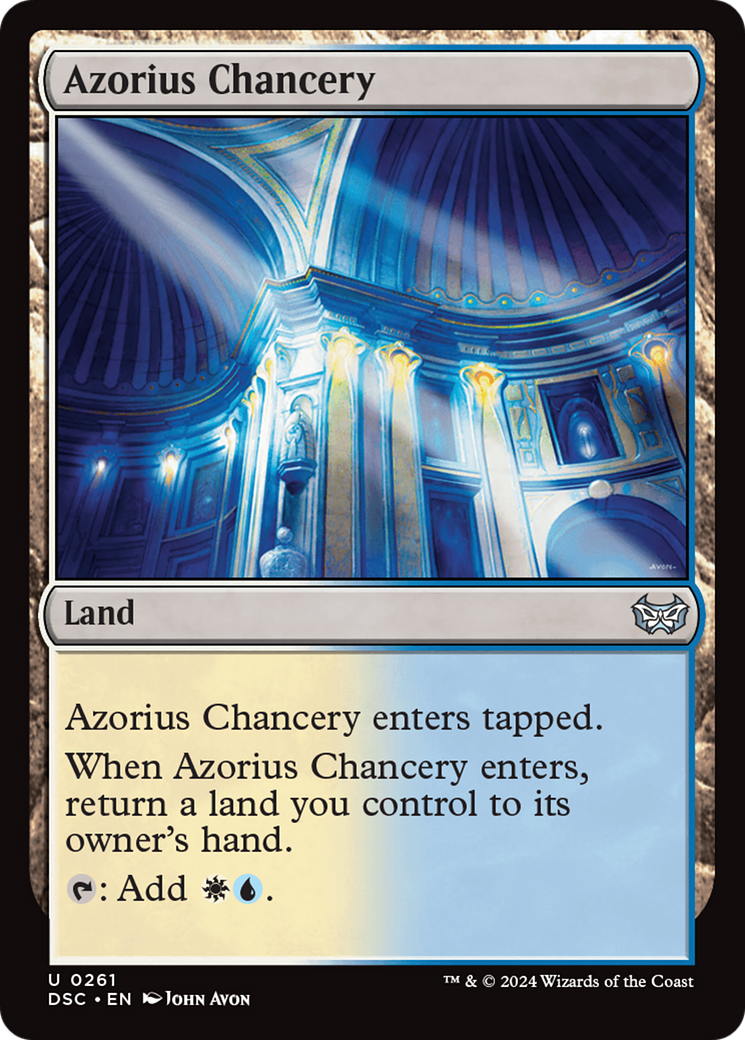 Azorius Chancery [Duskmourn: House of Horror Commander] MTG Single Magic: The Gathering | Red Claw Gaming