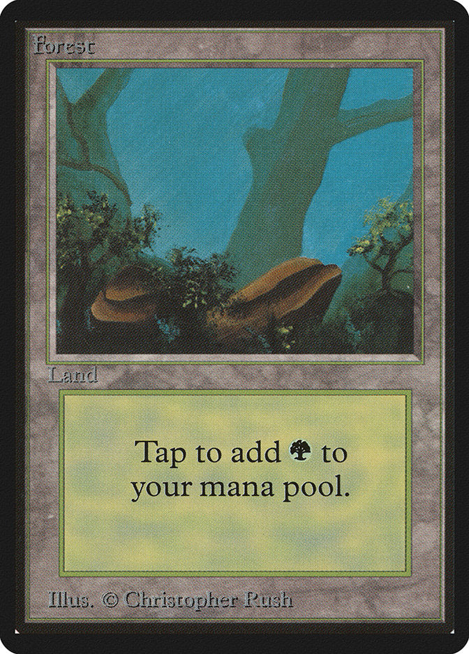 Forest (300) [Beta Edition] MTG Single Magic: The Gathering | Red Claw Gaming