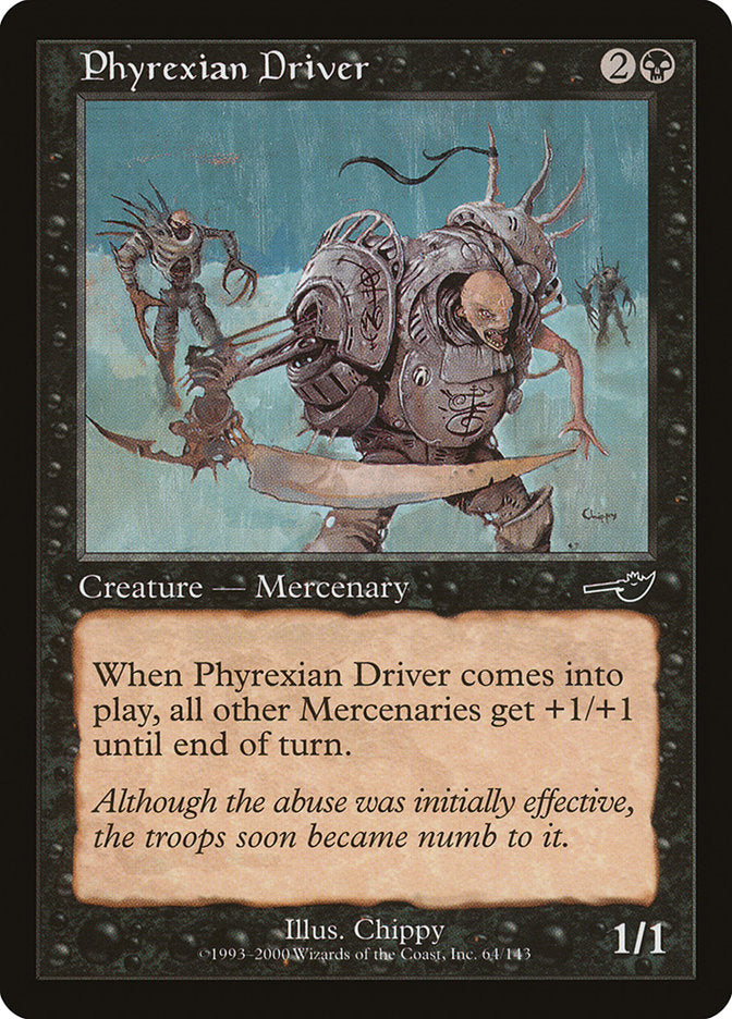 Phyrexian Driver [Nemesis] MTG Single Magic: The Gathering | Red Claw Gaming