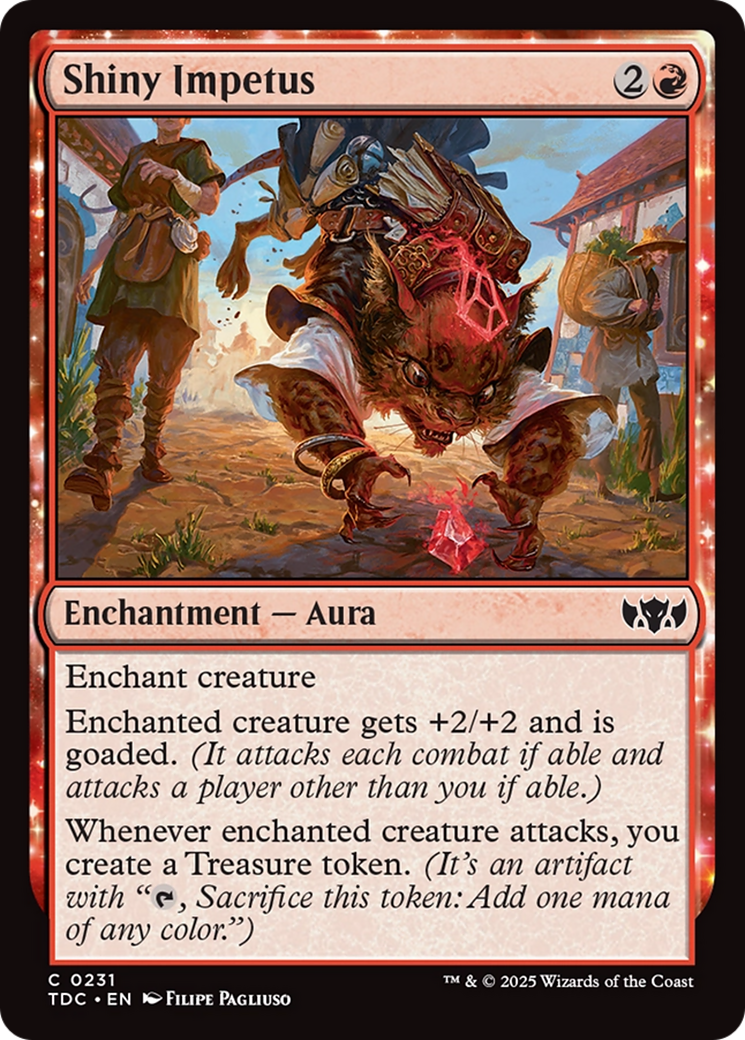 Shiny Impetus [Tarkir: Dragonstorm Commander] MTG Single Magic: The Gathering | Red Claw Gaming