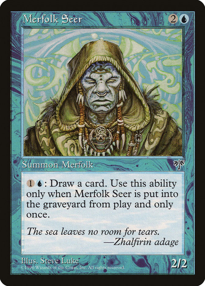 Merfolk Seer [Mirage] MTG Single Magic: The Gathering | Red Claw Gaming