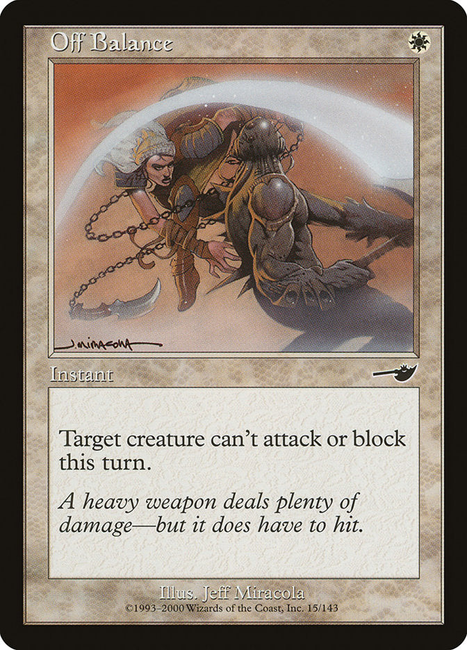 Off Balance [Nemesis] MTG Single Magic: The Gathering | Red Claw Gaming