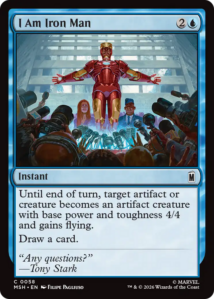 I Am Iron Man [Marvel Super Heroes] MTG Single Magic: The Gathering | Red Claw Gaming