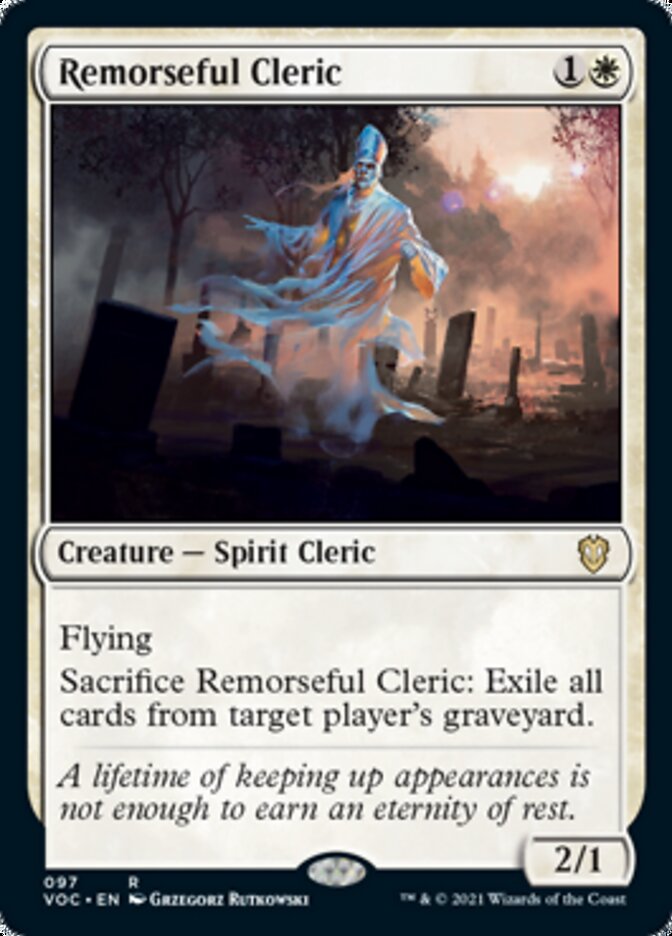 Remorseful Cleric [Innistrad: Crimson Vow Commander] MTG Single Magic: The Gathering | Red Claw Gaming