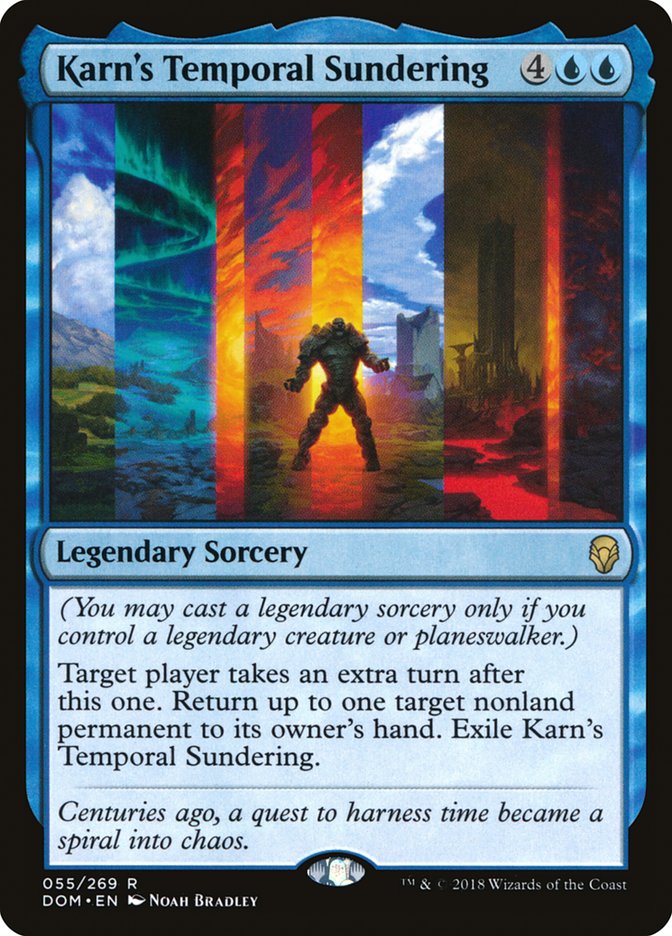 Karn's Temporal Sundering [Dominaria] MTG Single Magic: The Gathering | Red Claw Gaming