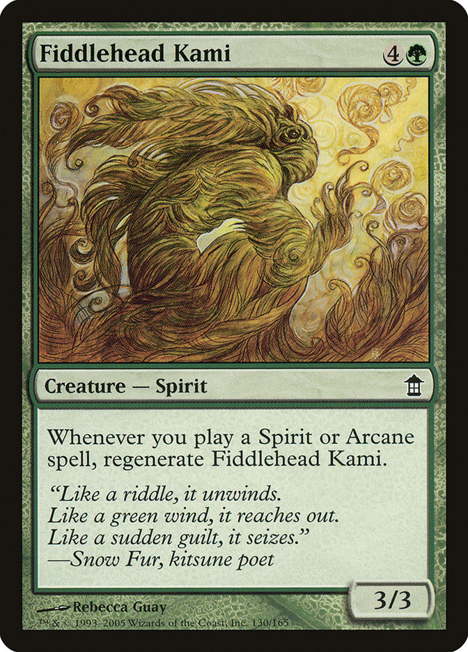 Fiddlehead Kami [Saviors of Kamigawa] MTG Single Magic: The Gathering    | Red Claw Gaming