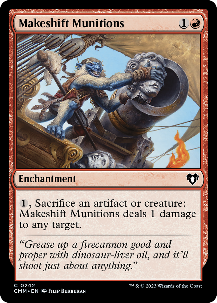 Makeshift Munitions [Commander Masters] | Red Claw Gaming