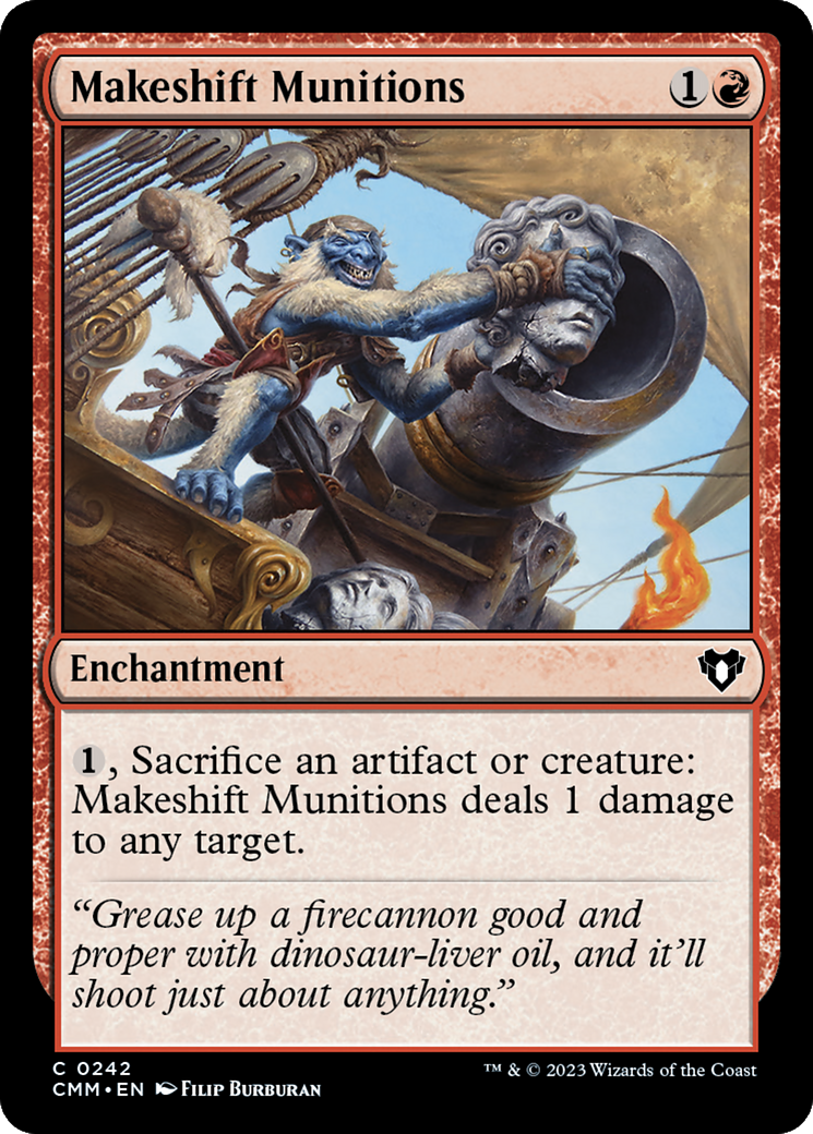 Makeshift Munitions [Commander Masters] MTG Single Magic: The Gathering | Red Claw Gaming