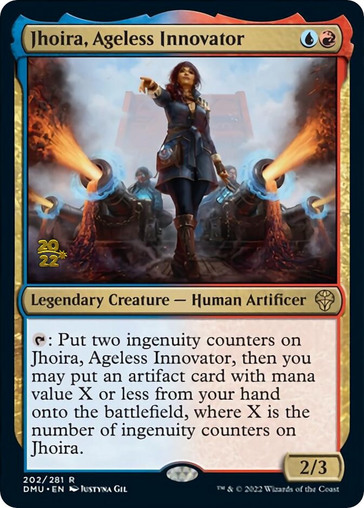 Jhoira, Ageless Innovator [Dominaria United Prerelease Promos] MTG Single Magic: The Gathering | Red Claw Gaming
