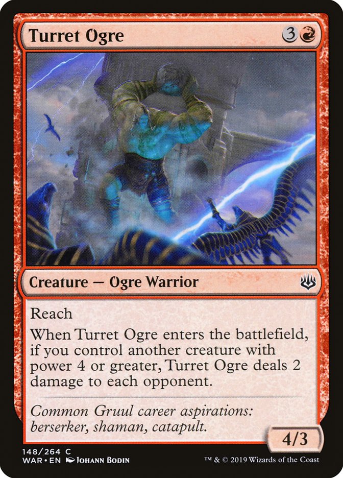 Turret Ogre [War of the Spark] MTG Single Magic: The Gathering | Red Claw Gaming