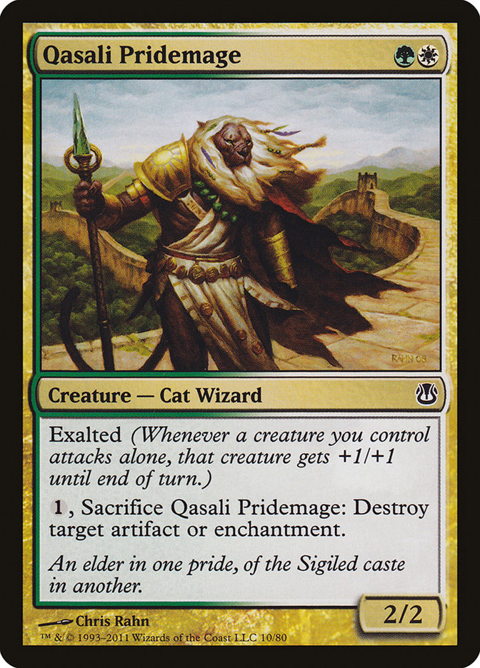 Qasali Pridemage [Duel Decks: Ajani vs. Nicol Bolas] MTG Single Magic: The Gathering | Red Claw Gaming
