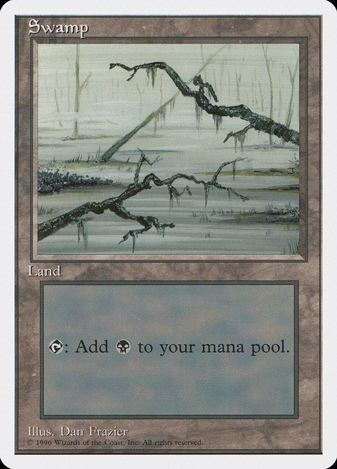 Swamp (Gray Water, Light Fog) [Introductory Two-Player Set] MTG Single Magic: The Gathering | Red Claw Gaming