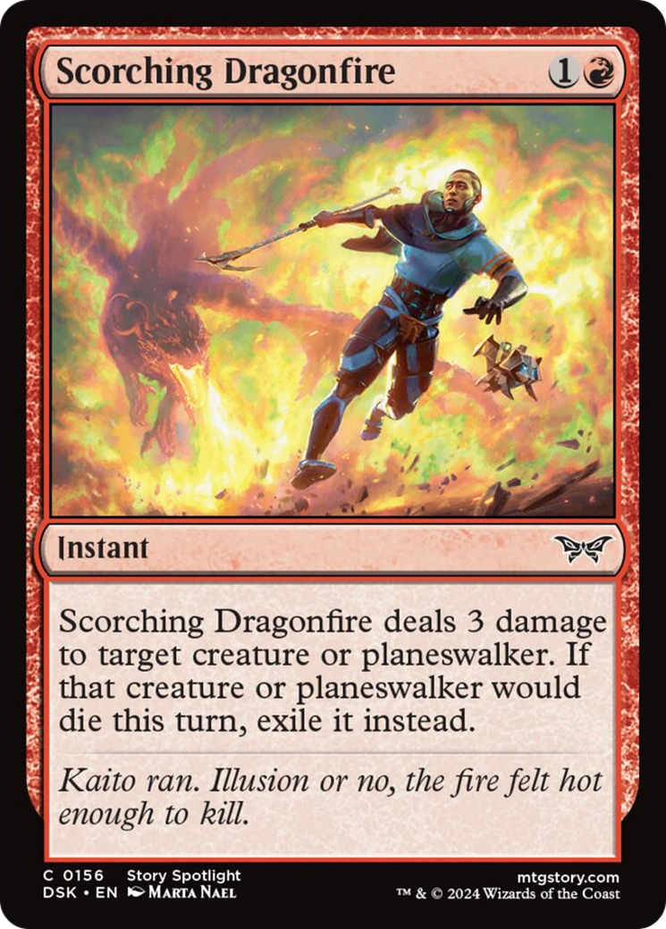Scorching Dragonfire [Duskmourn: House of Horror] MTG Single Magic: The Gathering | Red Claw Gaming