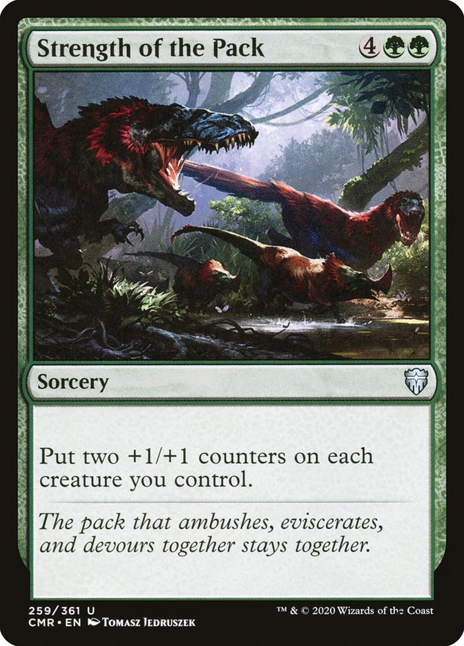 Strength of the Pack [Commander Legends] MTG Single Magic: The Gathering | Red Claw Gaming
