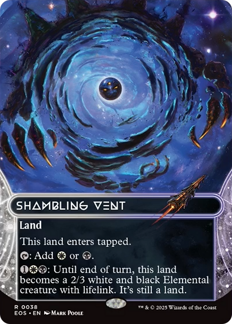 Shambling Vent (0038) (Borderless) [Edge of Eternities: Stellar Sights] MTG Single Magic: The Gathering | Red Claw Gaming