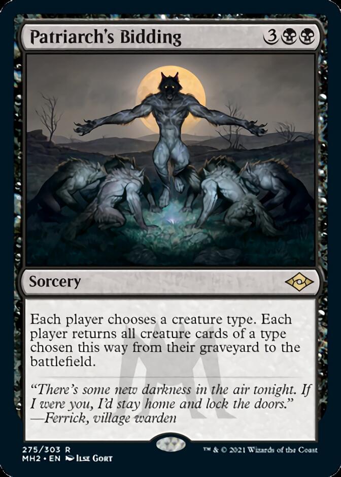 Patriarch's Bidding [Modern Horizons 2] MTG Single Magic: The Gathering | Red Claw Gaming
