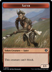 Eldrazi Spawn // Satyr Double-Sided Token [Commander Masters Tokens] MTG Single Magic: The Gathering | Red Claw Gaming