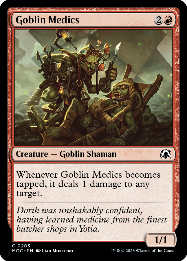 Goblin Medics [March of the Machine Commander] MTG Single Magic: The Gathering | Red Claw Gaming