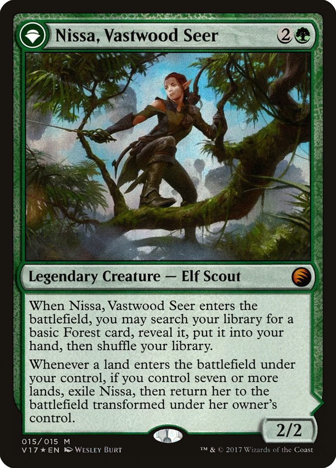 Nissa, Vastwood Seer // Nissa, Sage Animist [From the Vault: Transform] MTG Single Magic: The Gathering | Red Claw Gaming