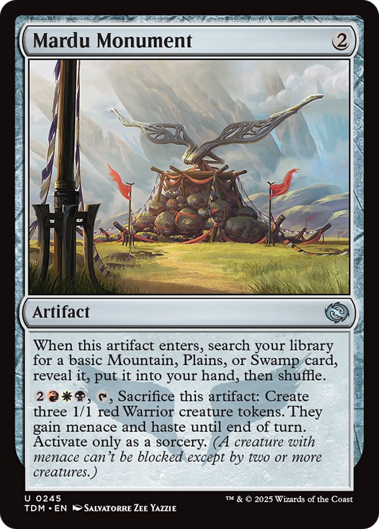 Mardu Monument [Tarkir: Dragonstorm] MTG Single Magic: The Gathering | Red Claw Gaming
