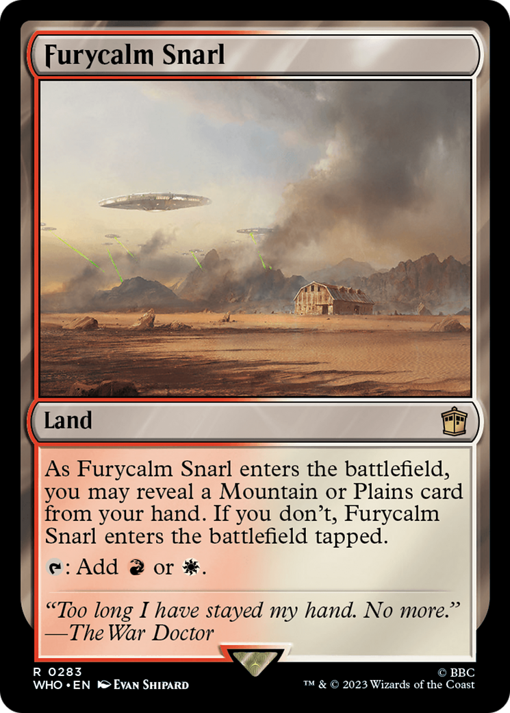 Furycalm Snarl [Doctor Who] MTG Single Magic: The Gathering | Red Claw Gaming