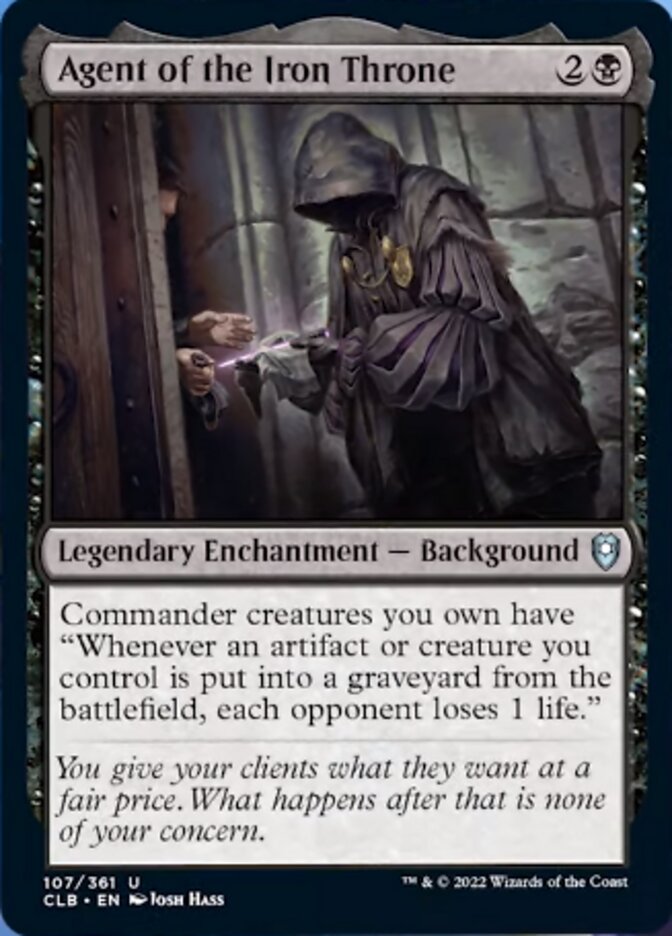 Agent of the Iron Throne [Commander Legends: Battle for Baldur's Gate] MTG Single Magic: The Gathering | Red Claw Gaming