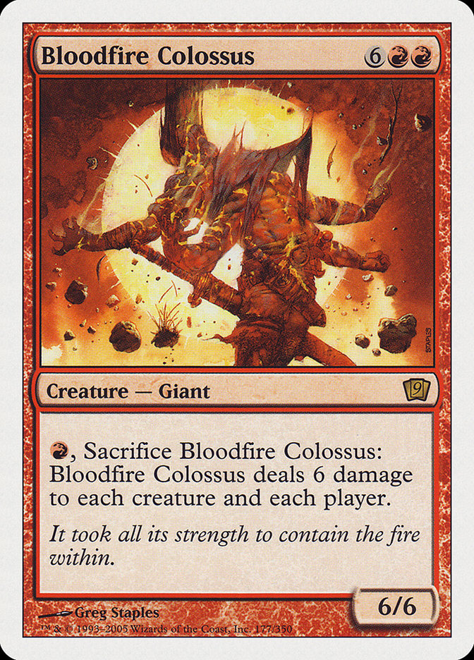 Bloodfire Colossus [Ninth Edition] MTG Single Magic: The Gathering | Red Claw Gaming