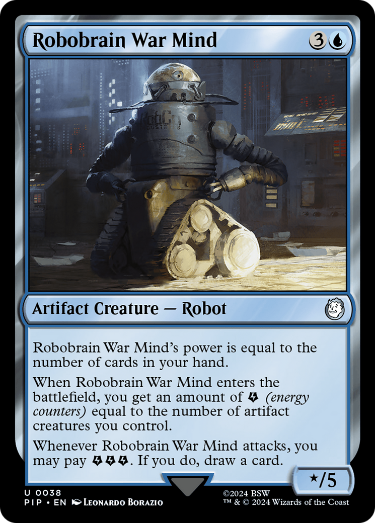 Robobrain War Mind [Fallout] MTG Single Magic: The Gathering | Red Claw Gaming