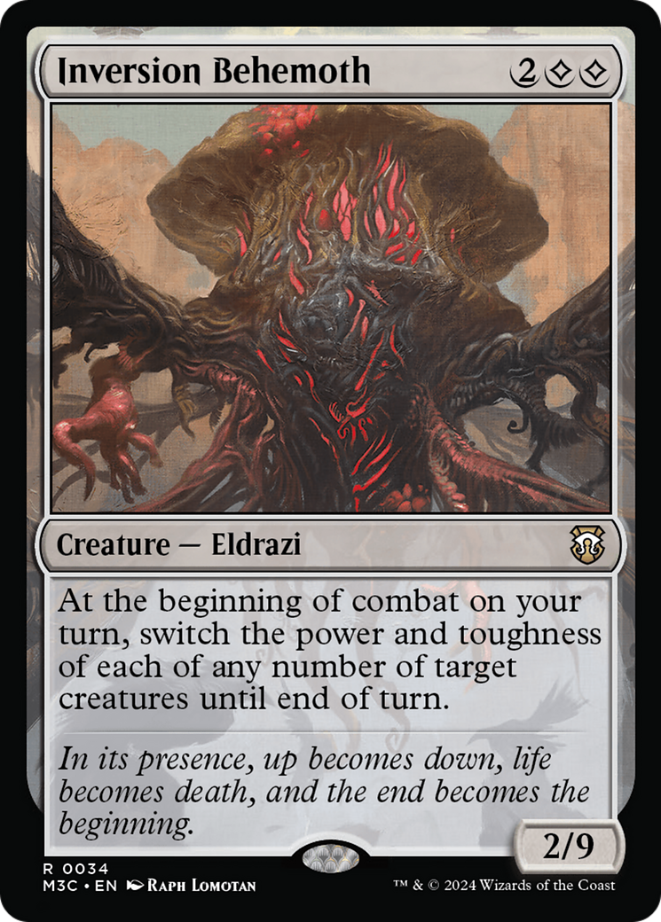 Inversion Behemoth [Modern Horizons 3 Commander] MTG Single Magic: The Gathering | Red Claw Gaming