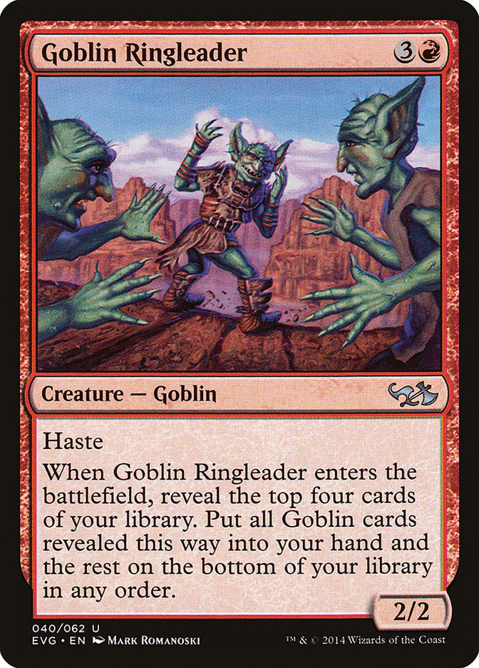 Goblin Ringleader (Elves vs. Goblins) [Duel Decks Anthology] MTG Single Magic: The Gathering | Red Claw Gaming