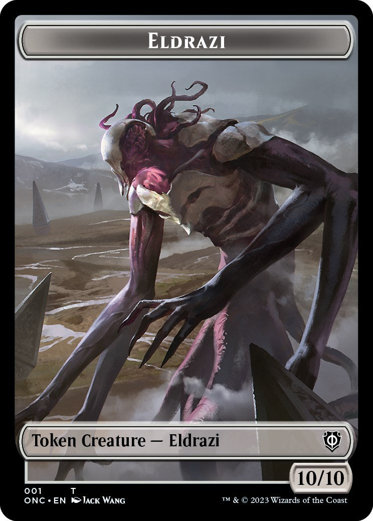 Soldier (017) // Eldrazi Double-Sided Token [Phyrexia: All Will Be One Commander Tokens] MTG Single Magic: The Gathering | Red Claw Gaming