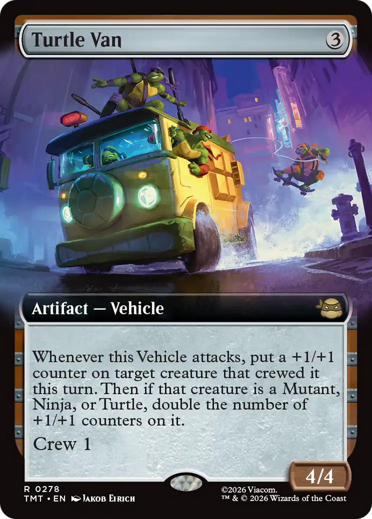 Turtle Van (Extended Art) [Teenage Mutant Ninja Turtles] MTG Single Magic: The Gathering | Red Claw Gaming