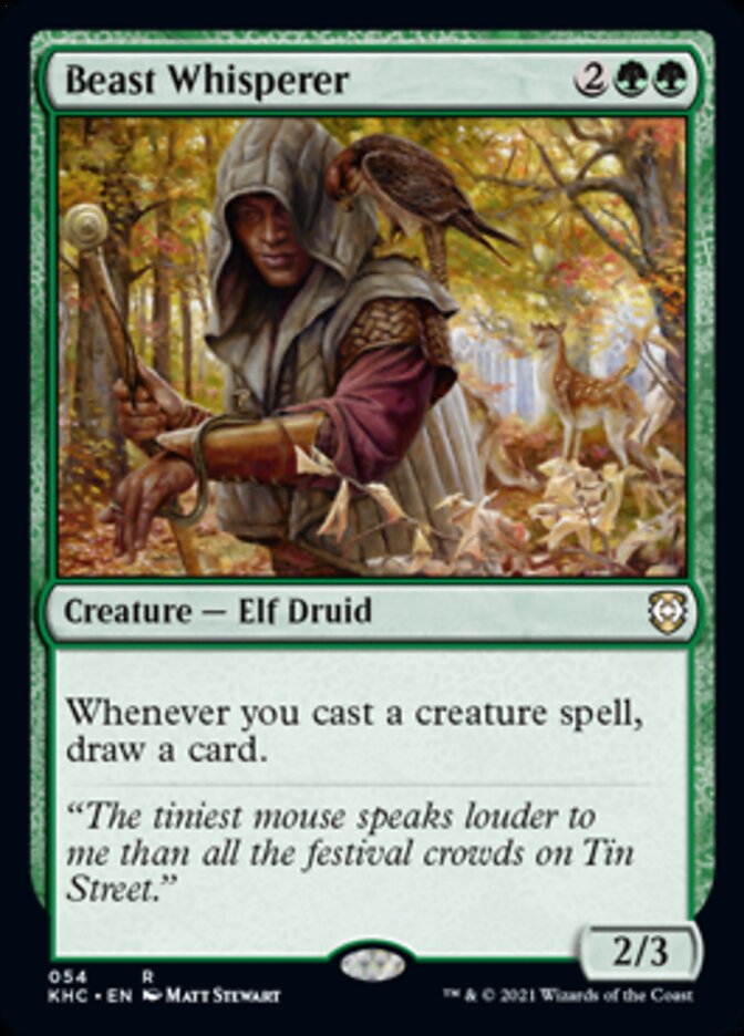 Beast Whisperer [Kaldheim Commander] MTG Single Magic: The Gathering | Red Claw Gaming