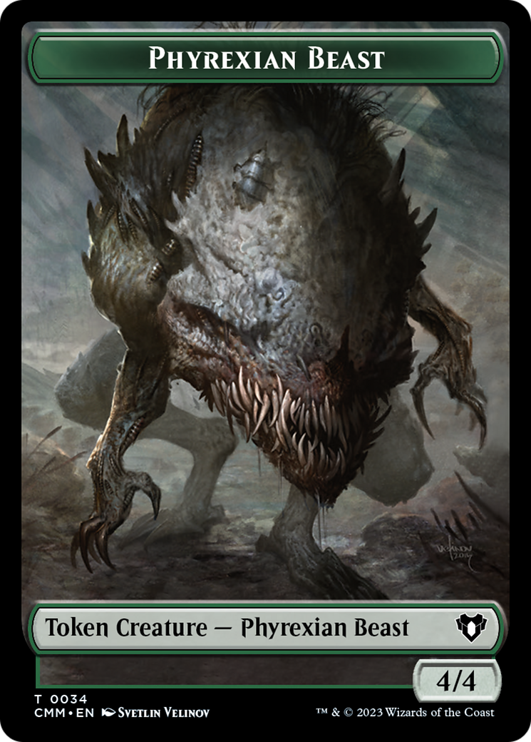 Phyrexian Beast Token [Commander Masters Tokens] MTG Single Magic: The Gathering    | Red Claw Gaming