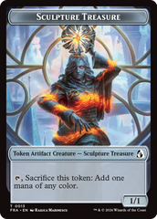 Sculpture Treasure // Beast Double-Sided Token [Reality Fracture Tokens] | Red Claw Gaming